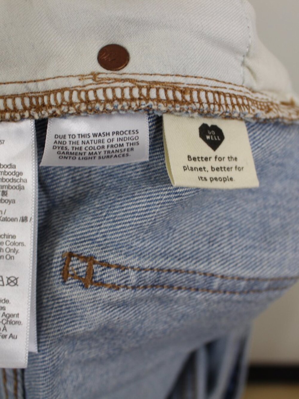 Madewell Relaxed Denim Shorts 31 Distressed High Rise‎ Cutoff - Picture 8 of 9